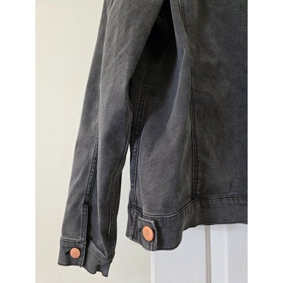 Mugsy Jeans Denim Jacket ACES Dark Grey XXL NWOT - Picture 9 of 11